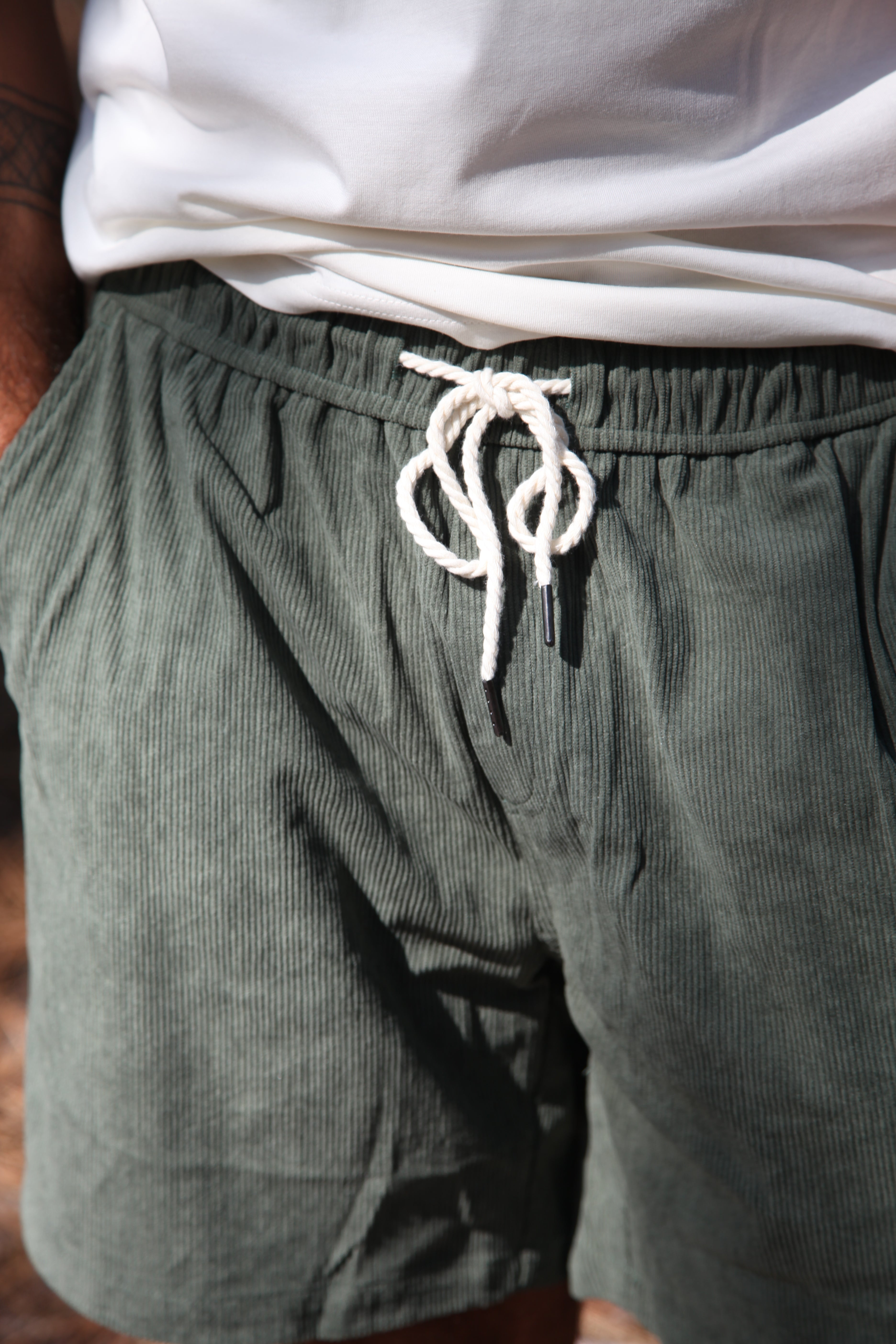 Short en velours