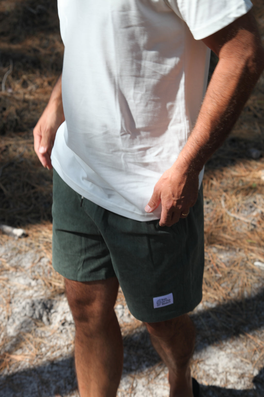 Short en velours