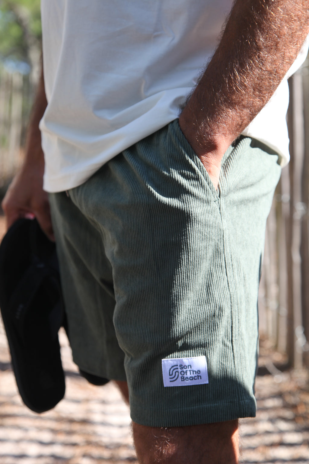 Short en velours